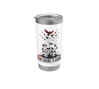 Juneteenth Freedom Day From Chains to Change Vaso térmico de acero inoxidable de doble pared