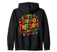 Juneteenth Freedom Day June 19 1865 Celebration Sudadera con Capucha