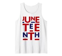 Juneteenth Is My Independence Day 1865 4 de Julio 4 Bandera de Estados Unidos Camiseta sin Mangas