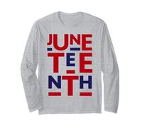 Juneteenth Is My Independence Day 1865 4 de Julio 4 Bandera de Estados Unidos Manga Larga