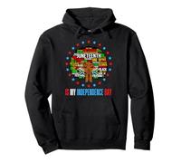 Juneteenth Is My Independence Queen Melanina Mujeres Chica Magia Sudadera con Capucha