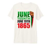 Juneteenth Junio Adolescente 19 de Junio de 1865 Black History Freedom Camiseta Premium