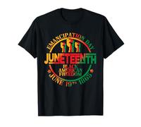 Juneteenth Libertad Afroamericana Historia Negra Mujeres Hombres Camiseta