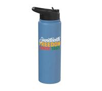 Juneteenth Libertad desde 1865 Stainless Steel Insulated Water Bottle