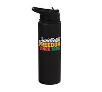 Juneteenth Libertad desde 1865 Stainless Steel Insulated Water Bottle