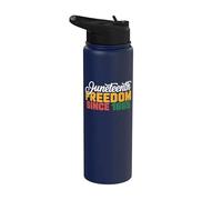 Juneteenth Libertad desde 1865 Stainless Steel Insulated Water Bottle