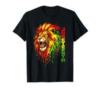 Juneteenth Lion Melanin Pride Freedom Celebration Camiseta