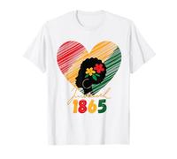 Juneteenth Mujeres Negras Hombres recordando a mis antepasados Camiseta