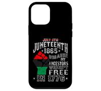 Juneteenth Orgullo Negro Bandera Afroamericana Hombre Mujere Carcasa para iPhone 12 mini