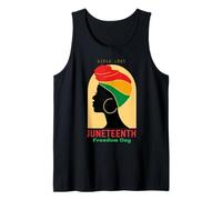 Juneteenth para mujer celebra a las mujeres negras afroamericanas Camiseta sin Mangas