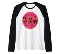 Juneteenth Queen Bae Pretty Black & Educated Melanina Mujeres Camiseta Manga Raglan