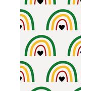 Juneteenth Rainbow Heart Journal - 6x9” Lined Notebook with Afrocentric Cover: A Cultural-Inspired Notebook to Uplift and Reflect on Heritage and Pride