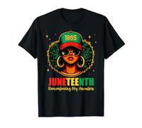 Juneteenth Recordando a mis antepasados 1865 Mujeres negras Camiseta