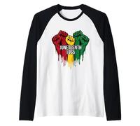 Juneteenth Recordando a mis antepasados Mujeres Negras Juneteenth Camiseta Manga Raglan