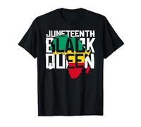 Juneteenth Reina Negra Camiseta