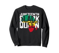 Juneteenth Reina Negra Sudadera