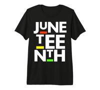 Juneteenth Reina Reina Príncipe Princesa Negro Mamá Papá Chica Niño Camiseta Premium