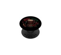 Juneteenth Rhythm of Freedom Djembe Drum Music PopSockets PopGrip Adhesivo