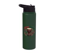 Juneteenth Rhythm of Freedom Djembe Drum Music Stainless Steel Insulated Water Bottle