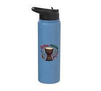 Juneteenth Rhythm of Freedom Djembe Drum Music Stainless Steel Insulated Water Bottle