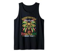 Juneteenth rompiendo todas las cadenas desde 1865 Camiseta sin Mangas