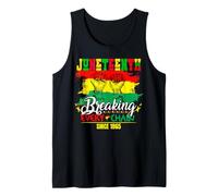 Juneteenth Rompiendo Todas Las Cadenas Desde 1865 Hombres Mujeres Libertad Camiseta sin Mangas