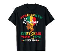 Juneteenth rompiendo todas las cadenas desde 1865 para mujeres y hombres Camiseta