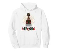 Juneteenth Rooted in Freedom Afro Pick Fist Sudadera con Capucha