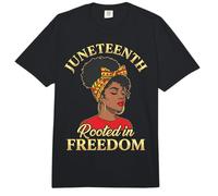 Juneteenth Rooted In Freedom Black Women Comfort Colors Adult Heavyweight T-Shirt