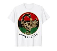 Juneteenth Sankofa Freedom Day Emblem Camiseta
