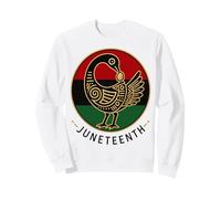 Juneteenth Sankofa Freedom Day Emblem Sudadera