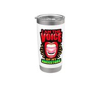 Juneteenth Soy La Voz De Mis Ancestros Negro Hombres Mujeres Vaso térmico de acero inoxidable de doble pared