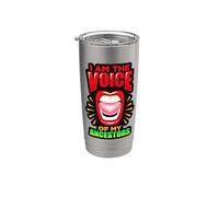 Juneteenth Soy La Voz De Mis Ancestros Negro Hombres Mujeres Vaso térmico de acero inoxidable de doble pared