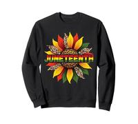 Juneteenth Sunflower Freeish Desde 1865 Mujeres Negras Africanas Sudadera