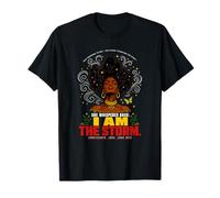 Juneteenth The Storm 1865 Mes de la Historia Negra de Las Mujeres Negras Camiseta
