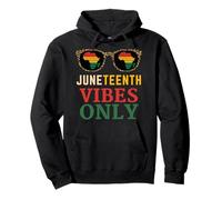 Juneteenth Vibes Only Africa Leopard Black History Junio 19 Sudadera con Capucha