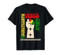 Juneteenth Vibes Only Afro-American Black History Pride Camiseta