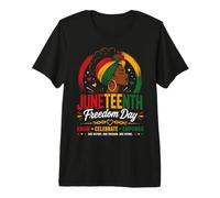 Juneteenth Women Black History Freedom 1865 June 19th Camiseta Premium