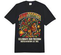 Juneteenth Women Black History Freedom 1865 June 19th Comfort Colors Adult Heavyweight T-Shirt
