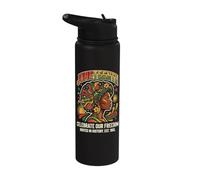 Juneteenth Women Black History Freedom 1865 June 19th Stainless Steel Insulated Water Bottle