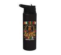 Juneteenth Women Black History Freedom 1865 June 19th Stainless Steel Insulated Water Bottle