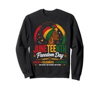 Juneteenth Women Black History Freedom 1865 June 19th Sudadera