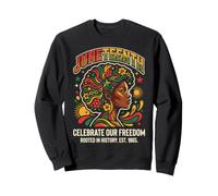 Juneteenth Women Black History Freedom 1865 June 19th Sudadera