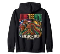Juneteenth Women Black History Freedom 1865 June 19th Sudadera con Capucha