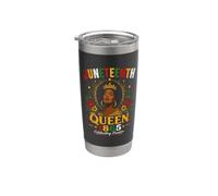 Juneteenth Women Black History Freedom 1865 June 19th Vaso térmico de acero inoxidable de doble pared