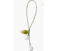 Junfamilee Correa para teléfono celular, dije de flores para teléfono, bonito llavero, llavero de coche, dijes para teléfono celular, metal no precioso, sin piedras preciosas