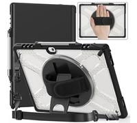 Junfire Funda para Lenovo ThinkPad X12 Detachable Gen 2/ThinkPad X12 Detachable 12,3 Pulgadas 2024/2021, Funda con Soporte, Correa de Mano, Correa para el Hombro y portalápices Compatible con Teclado
