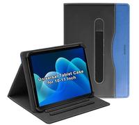 Junfire Funda universal para TABWEE T80/Doogee U11 de 11 pulgadas/Tab A9 de 10.1 pulgadas/A9 Pro/Whitedeer, funda protectora de piel sintética con soporte multiángulo para tablet Android/IOS/Windows