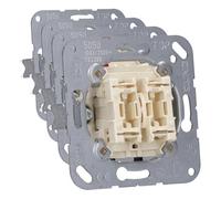 JUNG 505U Mecanismo Interruptor, 10 AX / 250 V, Doble interruptor (Paquete de 4)