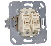 JUNG 509U Mecanismo Interruptor, 10 AX / 250 V, Doble Conmutador